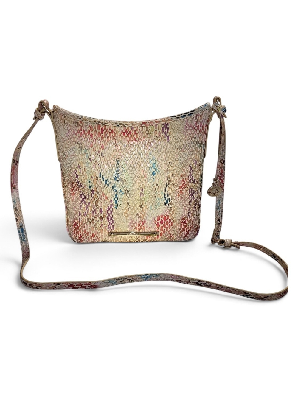 Brahmin Jody Leather Shoulder/Crossbody Bag in Multi Junie